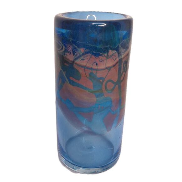 Vintage Brent Kee Young Studio Art Glass Vase - Picture 1 of 6